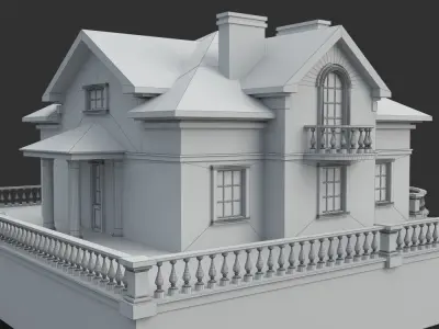 Villa Country House 3D model