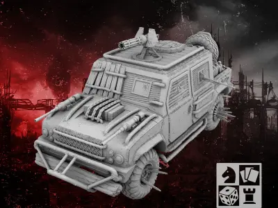 Mad car 3 3D print model