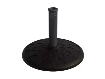 Round Umbrella Stand Low-poly 3D model