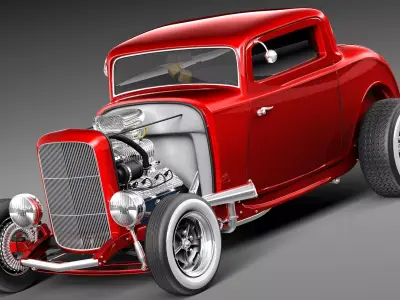 F32 Deuce Coupe 3D model
