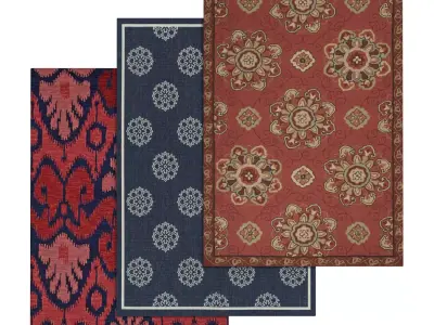 Rug Set 1119 3D model