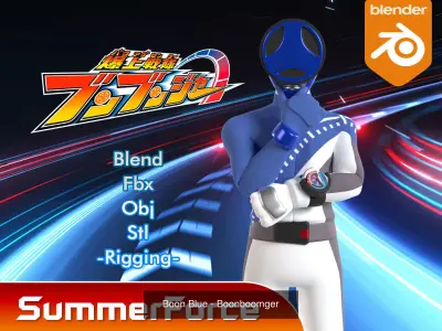 Boonboomger 3D Model Pack