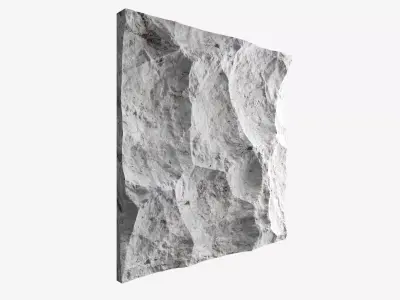 16-RockPanel stone wall texture 3D model