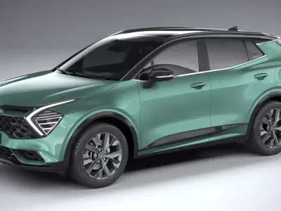 Kia Sportage GT-line 2022 3D model