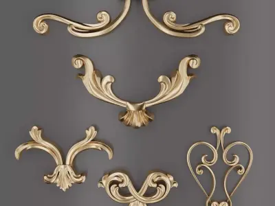 Trim Ornament 100 3D model