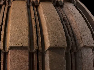 Roof Tile Materials 73- Dirty Concrete Roofing Seamless Pbr 4k Texture