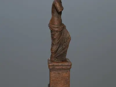 Venus de Milo Low-poly 3D model