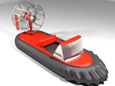 Hovercraft - Racing 3D model