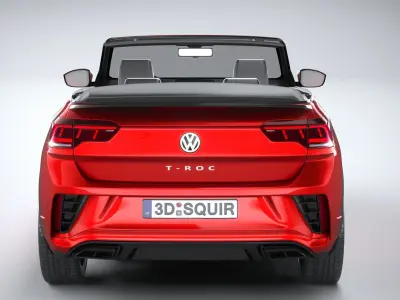 Volkswagen T-Roc Cabrio R-line 2022 3D model