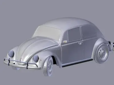 VW Garbus 3D model