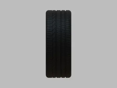 Miniature Enkei SS05 Rim and Tire - 3D Print - No Textures 3D print model