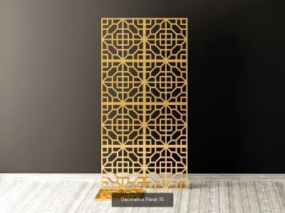 Decorative Panels Pack 4 3D Model Collection