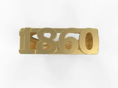 year ring 1860 3D print model