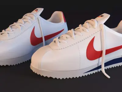 Nike Sneakers Low-poly 3D model