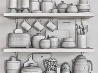 kitchen accessory 05 3D model