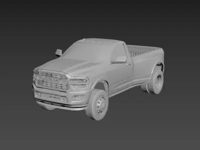 Dodge Ram 3500 2020 Regular Cab 3D print model