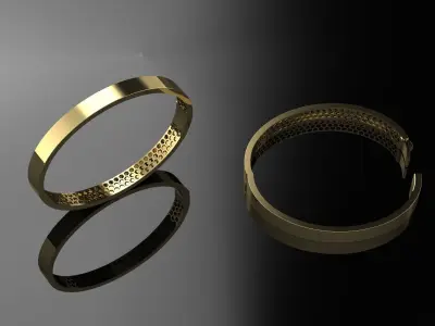 Bracelet Gold  3D print model