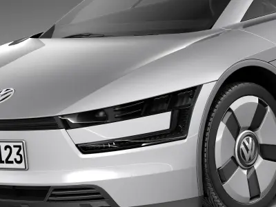 Volkswagen XL1 2014 3D model