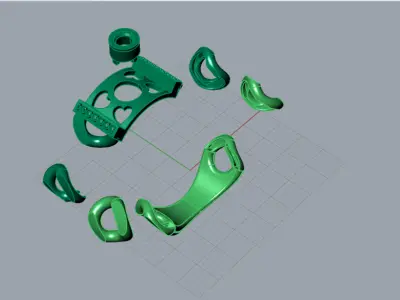 man diamond gemstone gold ring mr0156 3D print model