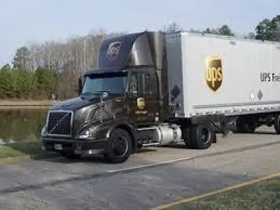 UPS freight Truck 3D print model