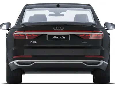 Audi A8L 2018 3D model