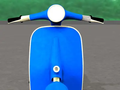 SCOOTER with Animation 3D model