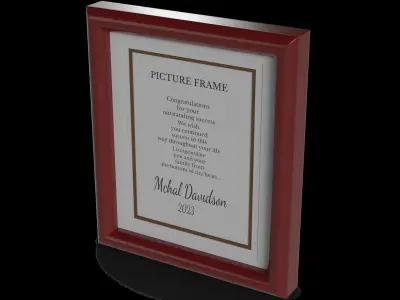 Home decorations Picture Frame Low-poly 3D model purchase