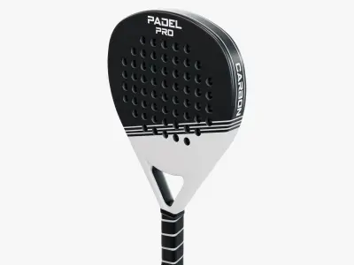 Padel Racket - Diamond 3D model