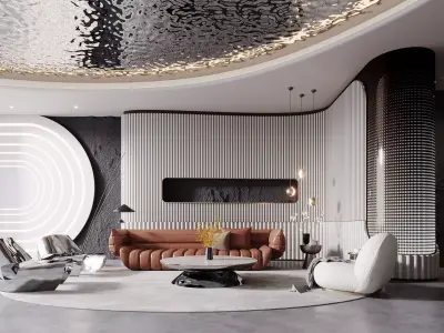 Leisure Area of the Clubhouse 3D model