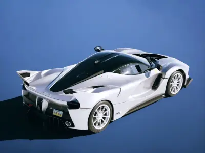 Ferrari FXX K 2015 Low-poly 3D model