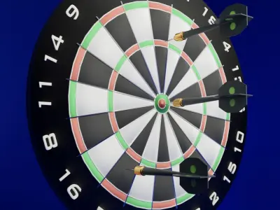 Diana darts Free 3D model