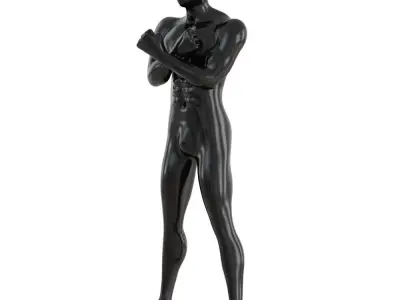 Abstract black mannequin 160 3D model