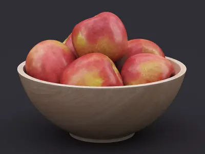 Fruit Bowl V 3D model