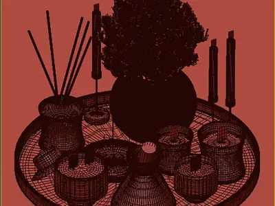 decorative set08 TOM DIXON BRAND 3D model