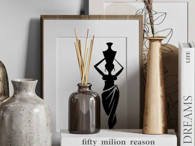 decorative set 32 3D model