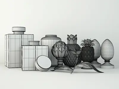 Decorative Ornaments by ZARA HOME 3D model