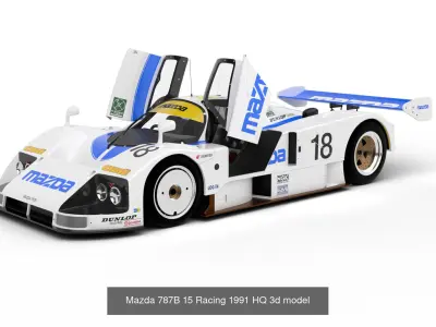 Pack Mazda 787B Racing 1991 HQ interior