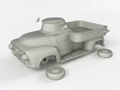Pick-R-Up Truck Fallout 4 3D print model