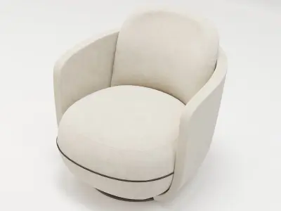 Wittmann Miles Armchair 3D model
