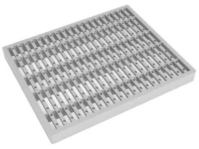 Death Star floor panel 1-12 scale Blackseries Free 3D print model