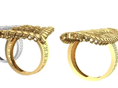 Mega fusion rings 3D print model