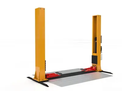 Car Lift Animated  3D model