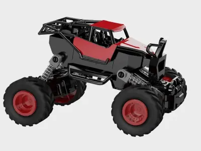 Bigfoot Monster RC Vehicle Car for Kids and Adults 3D model
