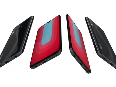 Vivo u 20 Racing Black 3D model