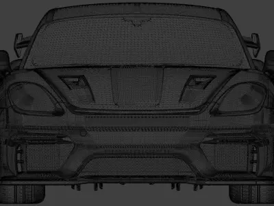 Porsche Cayman GTRS 3D model