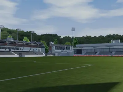 Raiffeisen Arena Pasching Austria Low-poly 3D model