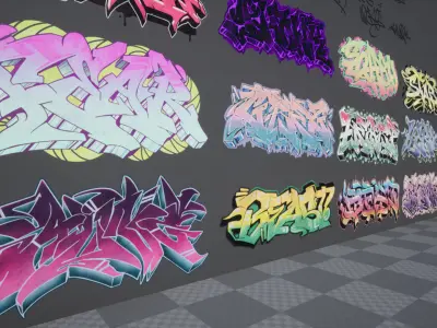 Graffiti Pack Decals VI Texture