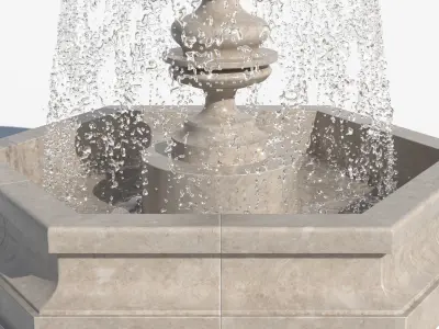 Fountain 3D model buy