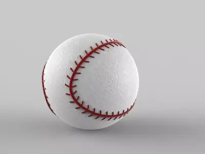 Softball baseball Free 3D model