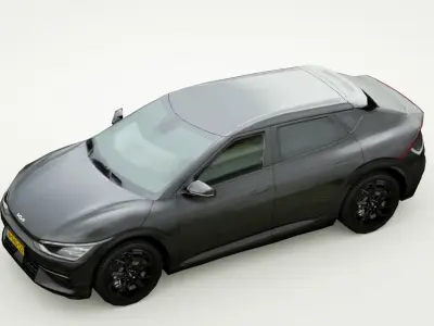 KIA EV6 2022 Low-poly 3D model